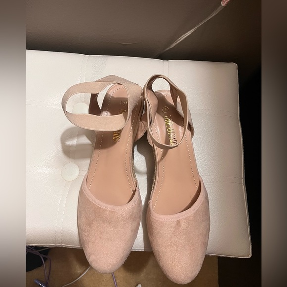 DREAM PAIRS Women's Amanda-1 Closed Toe Elastic Strap Espadrilles Wedge Sandals - Picture 3 of 5